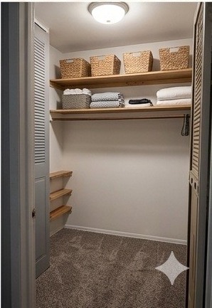 Imperial Manor walk-in closet storage